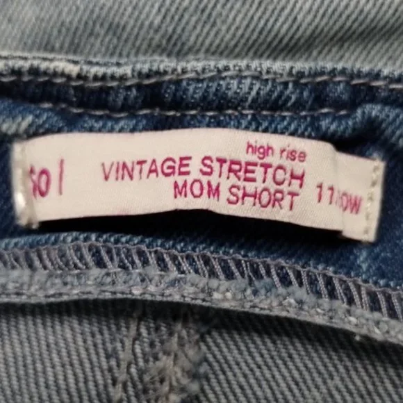 SO Paperbag Waist High Rise Vintage Mom Shorts - Picture 8 of 11